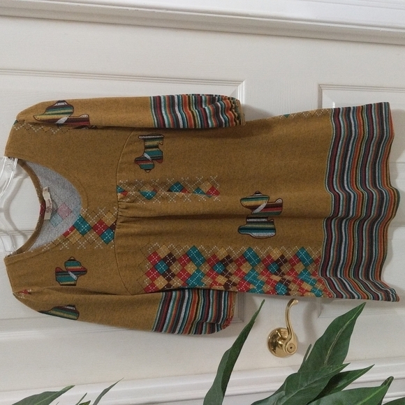 Aryeh Dresses & Skirts - Aryeh Women's Boho Dress 3/4 Sleeves Size Medium - Runs Small